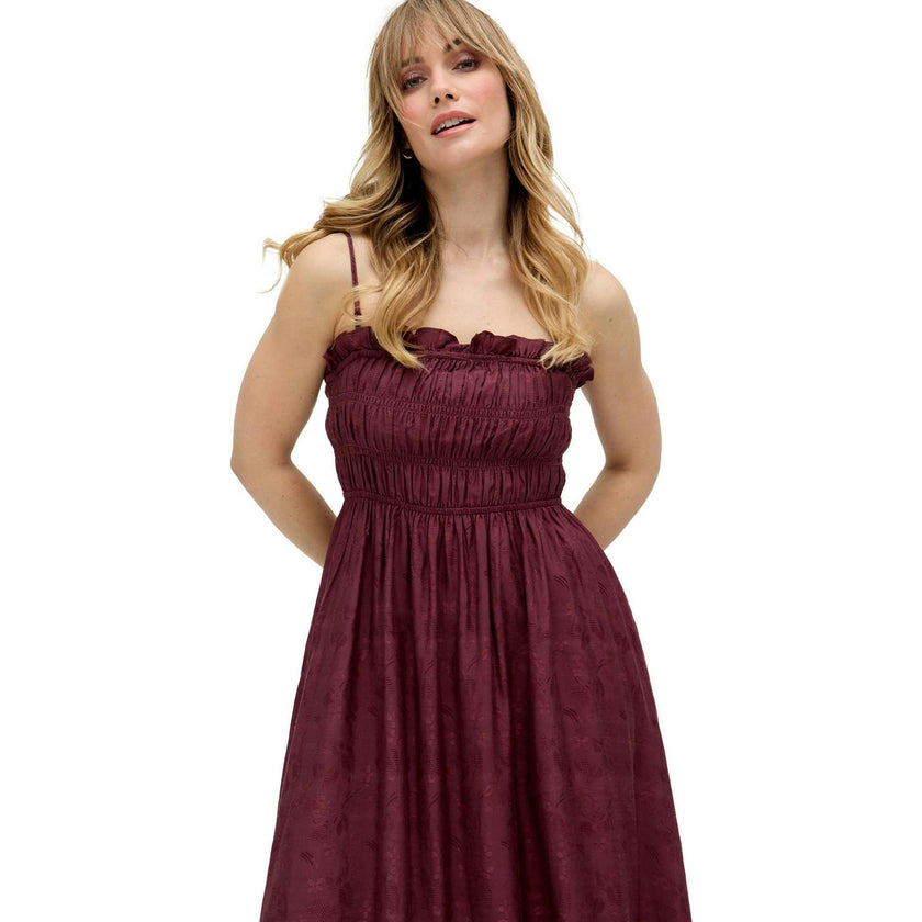 Marie All Over Jacquard Mini Dress