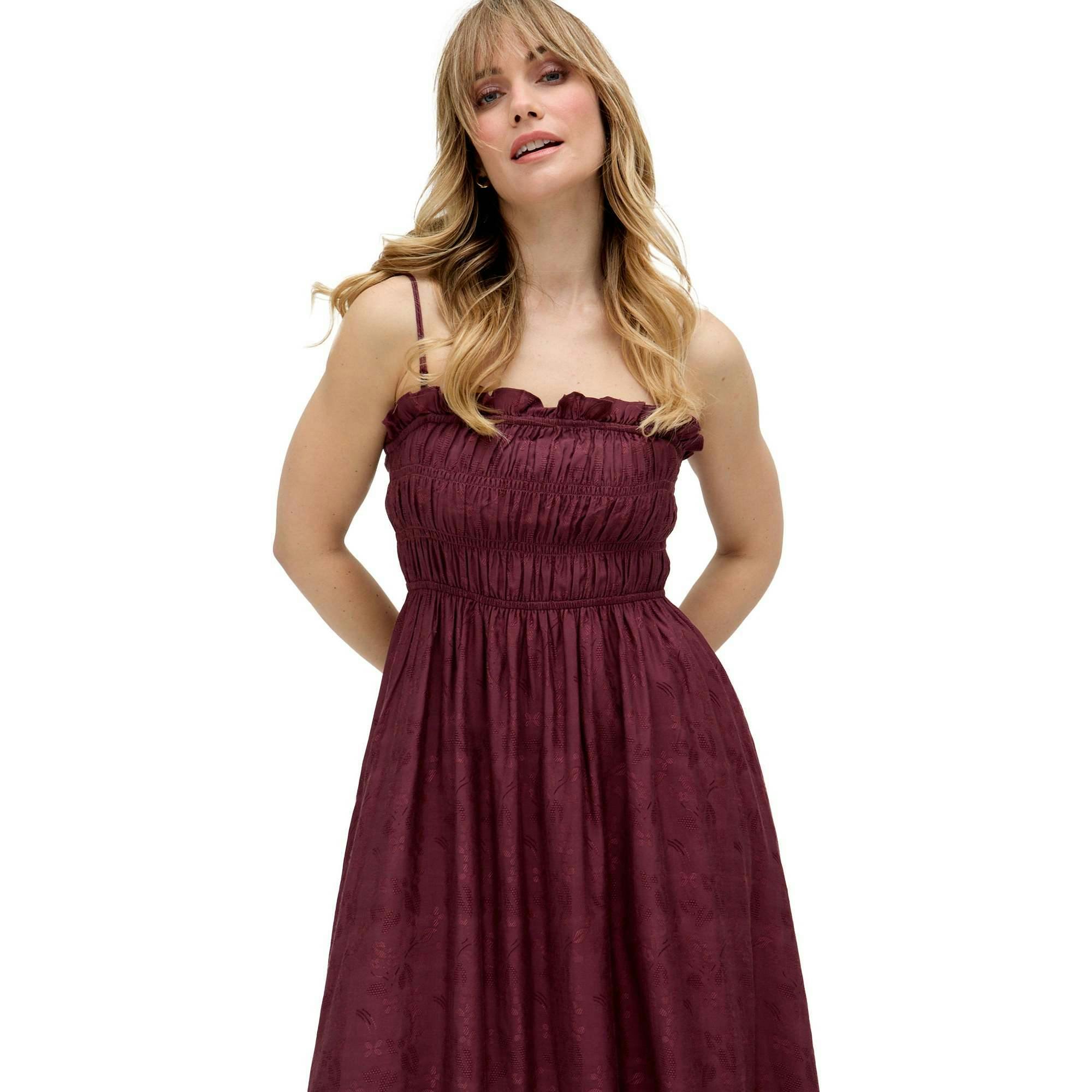 Marie All Over Jacquard Mini Dress