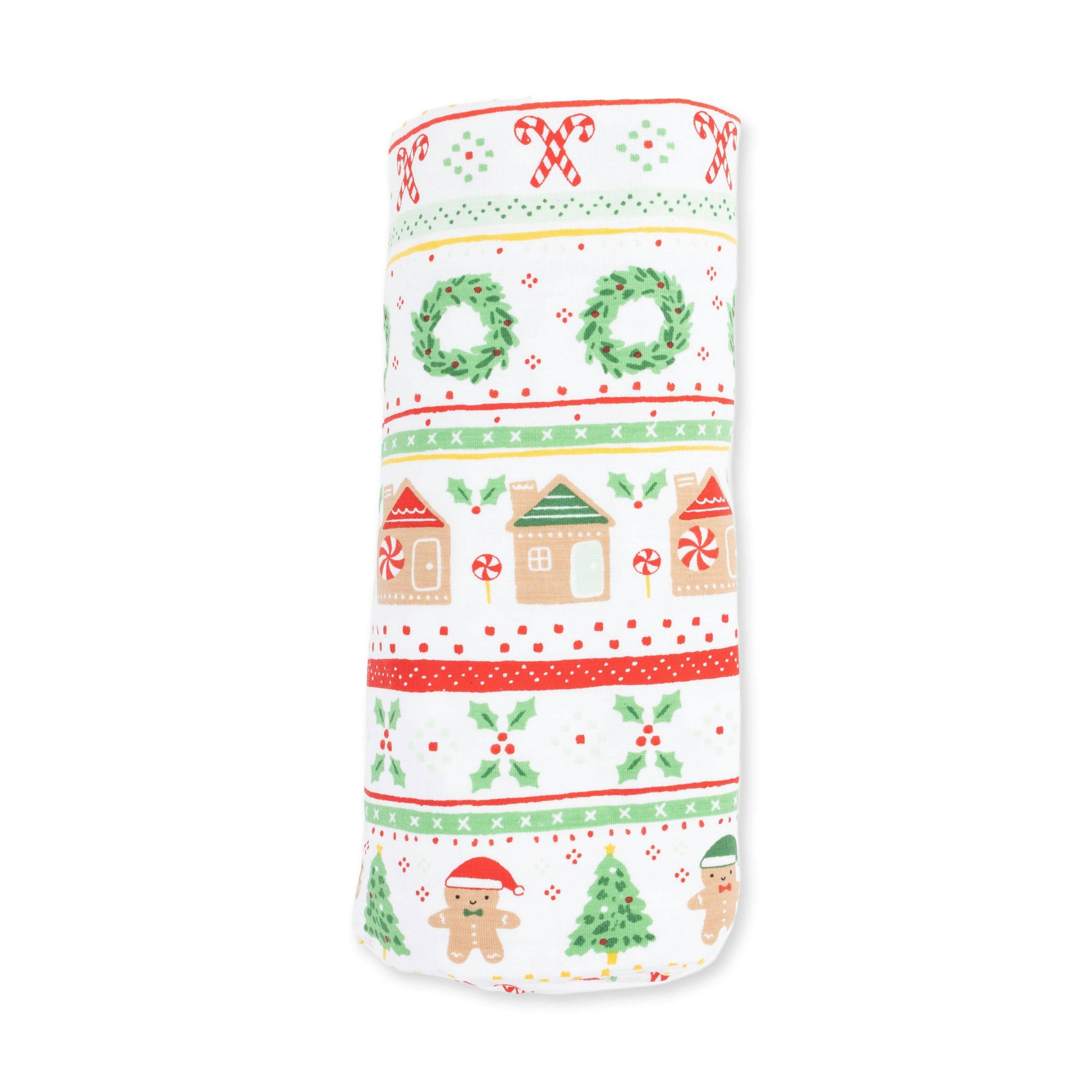 Gingerbread Fair Isle Uni - Swaddle Blanket