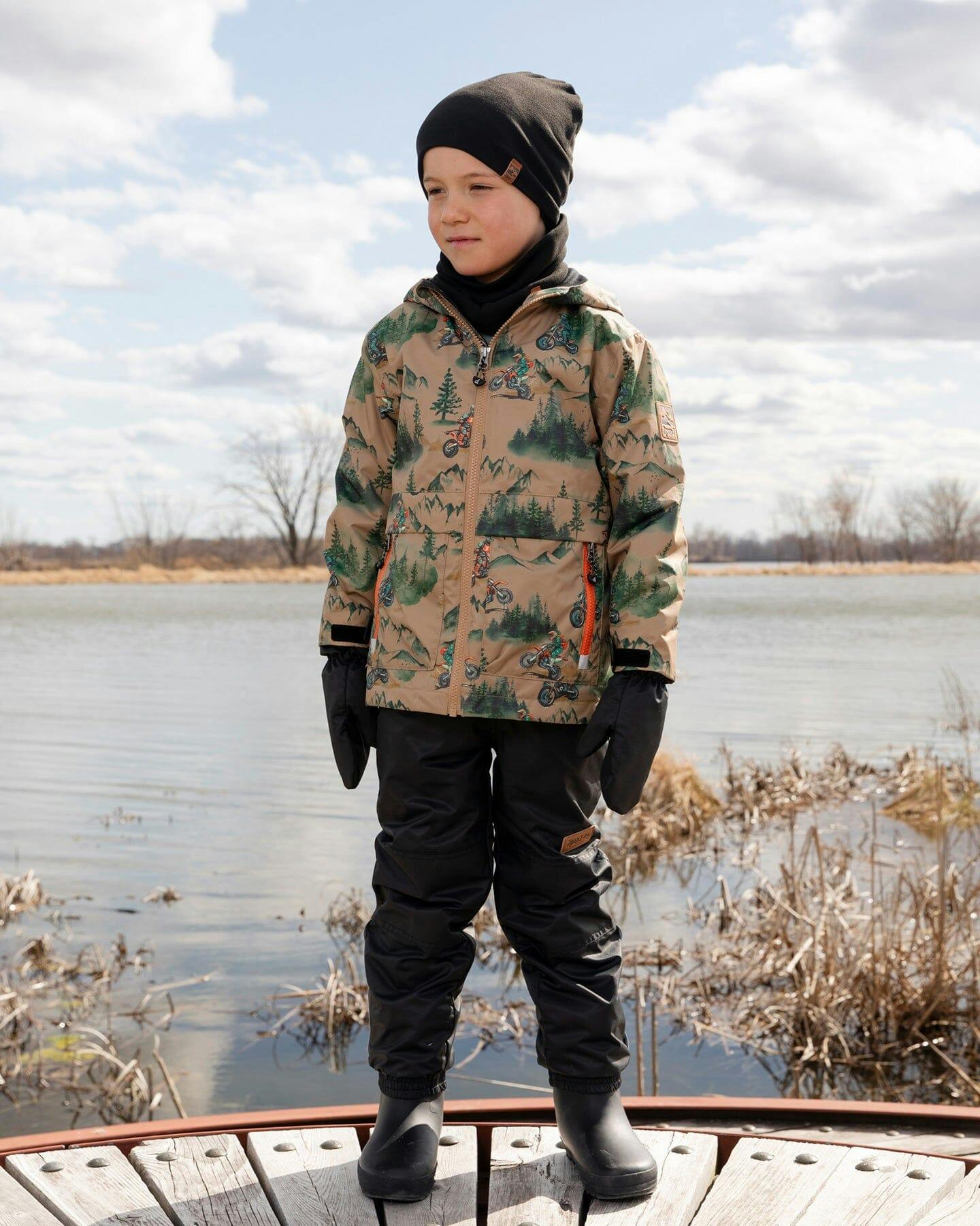 Two-Piece Mid-Season Outerwear Set