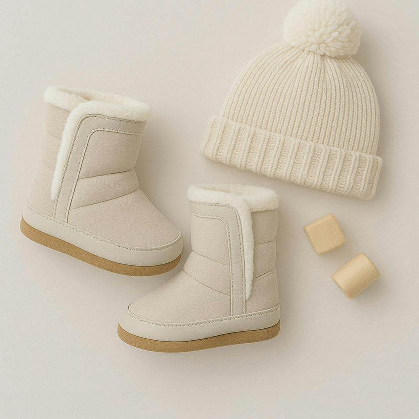 Cozy Cuff Taupe Soft Sole Boot