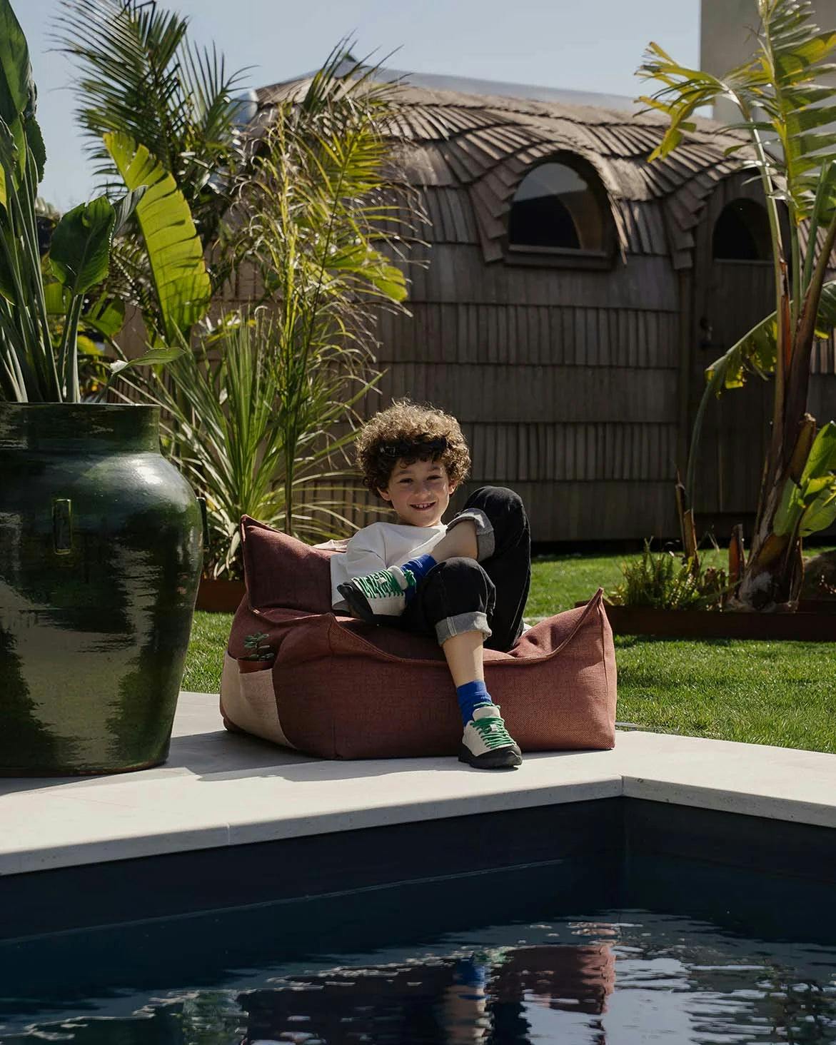 Pomegranate Outdoor Beanbag Chair