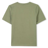 Olive Green Leaf Logo T-Shirt
