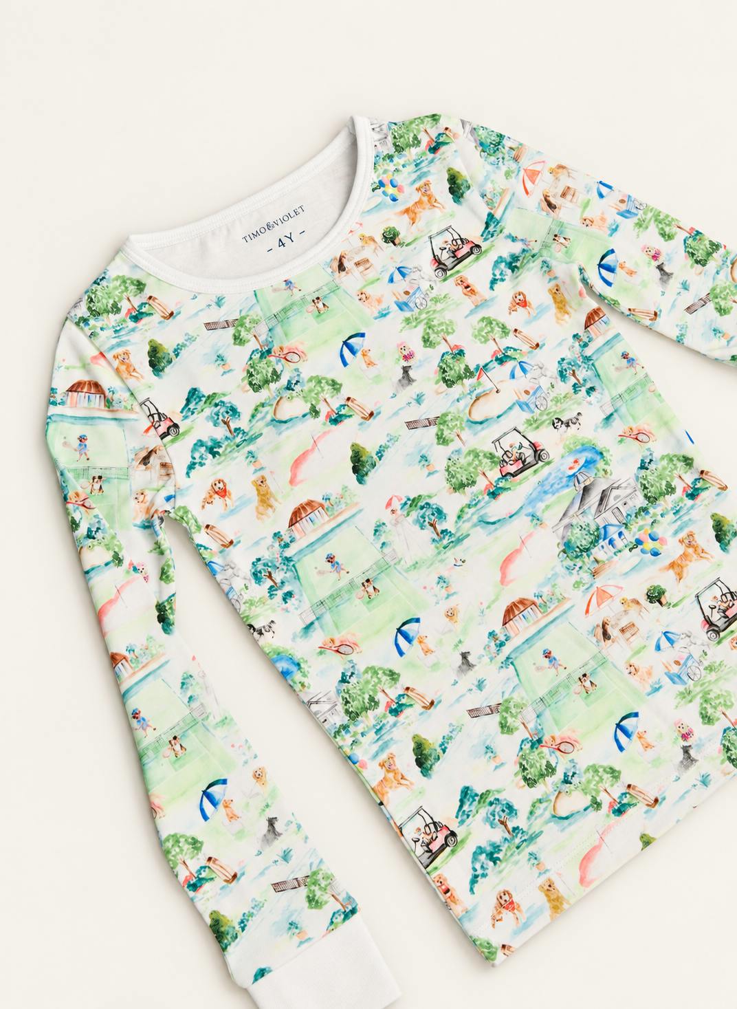 Two Piece Pajamas - Dog Days at the Club