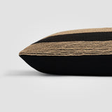 Jute Balance Brown Textured Lumbar Pillow