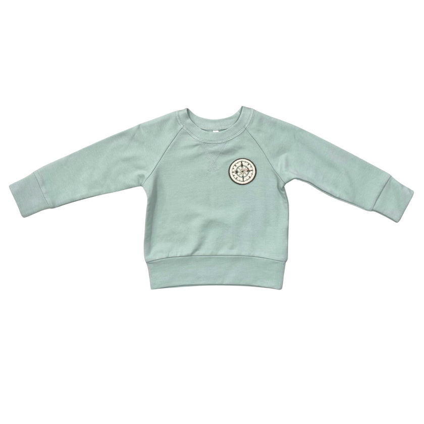 Boys Raglan Sweatshirt in Compass