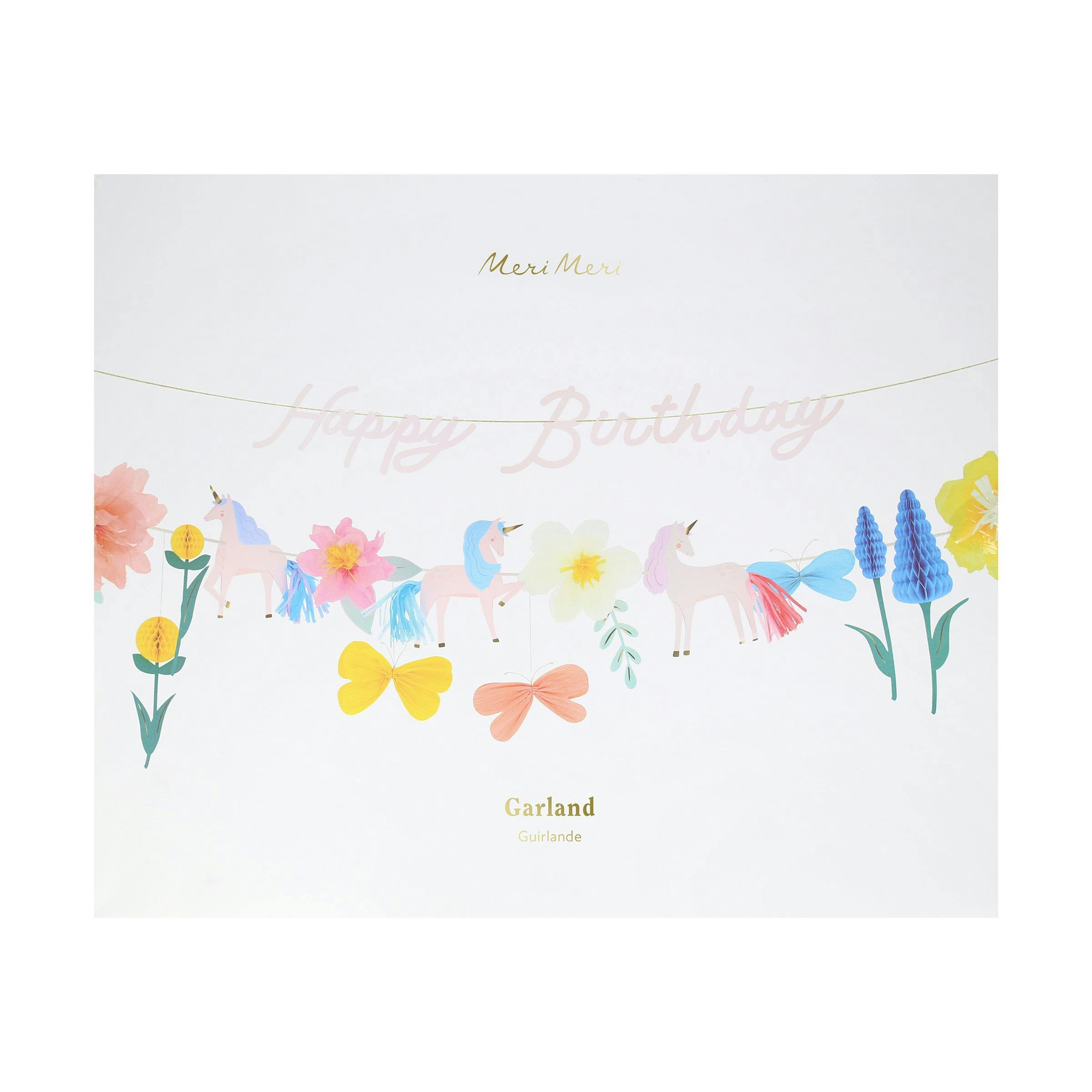 Meadow Unicorns Garland Set