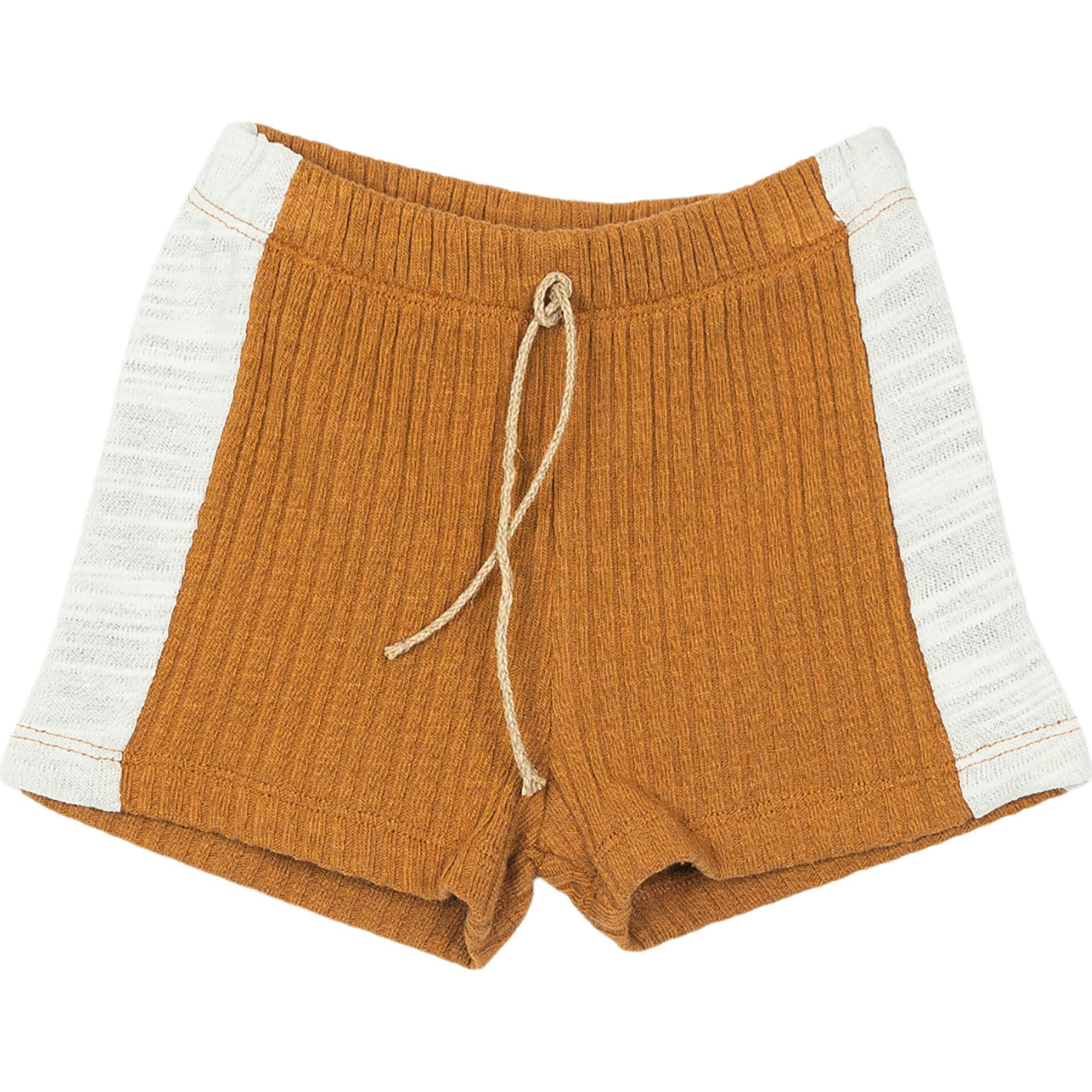 Contrast Textured Shorts