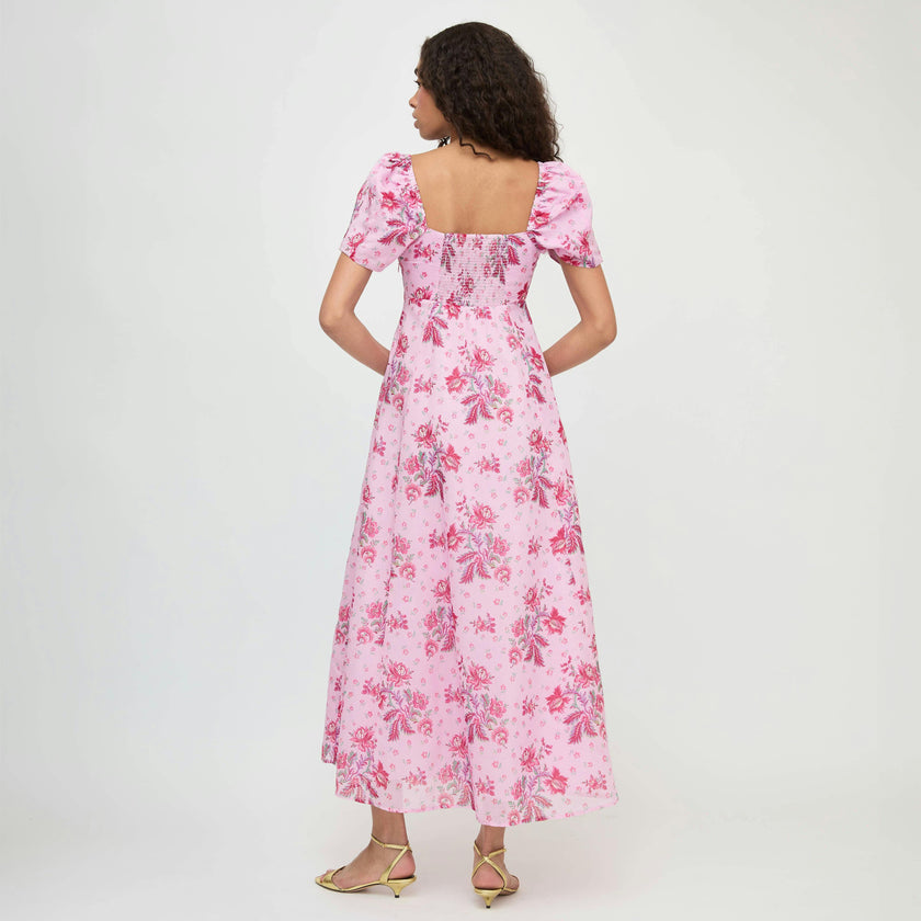 The Matilda Dress - Pink Delft Bouquet
