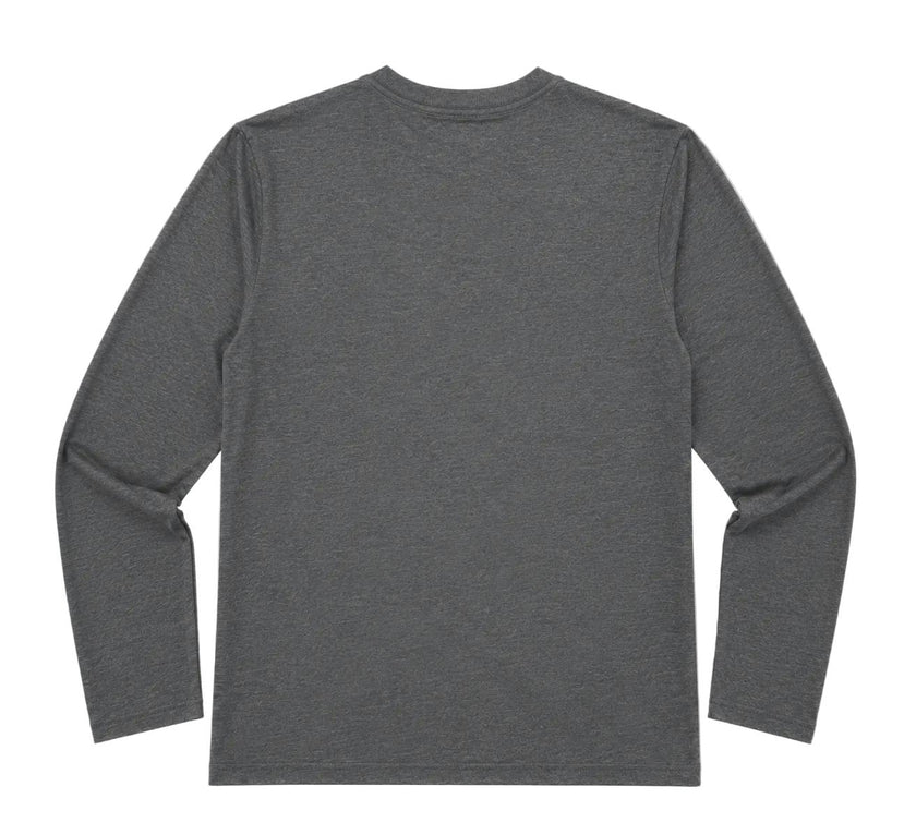 Mayfly Bamboo Long Sleeve Tee - Heather Grey