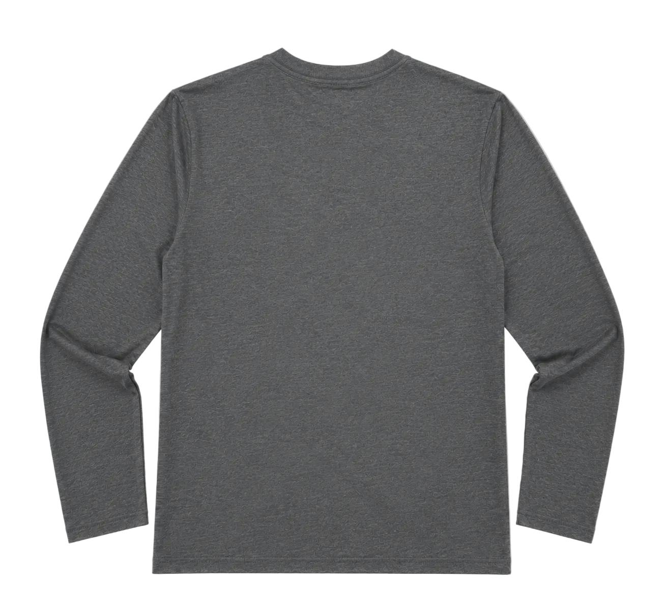 Mayfly Bamboo Long Sleeve Tee - Heather Grey