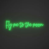 Fly me to the moon - LED neon sign