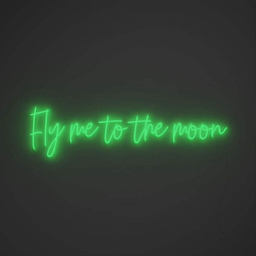 Fly me to the moon - LED neon sign