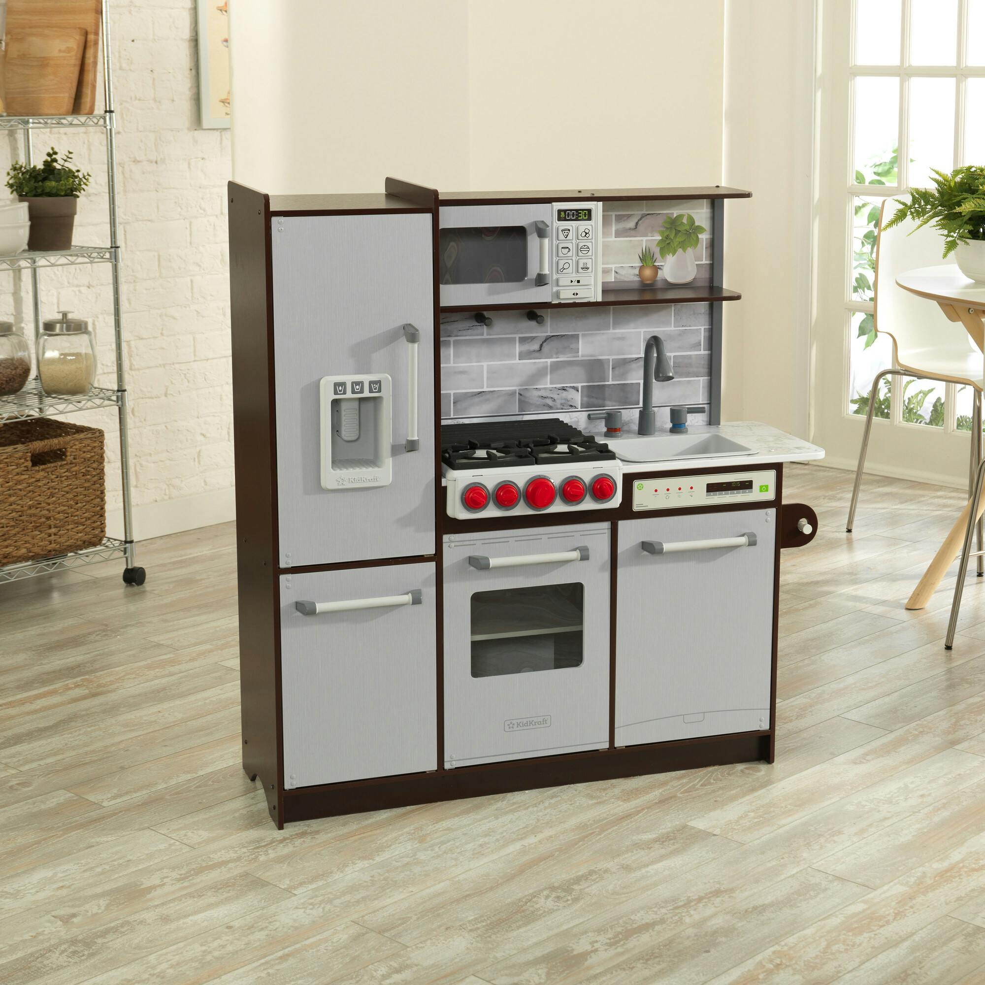 Uptown Elite Espresso Kitchen Ez Assembly