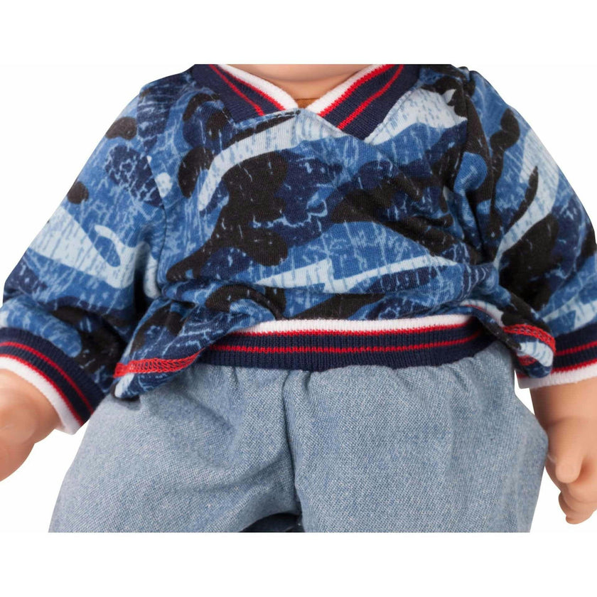 Maxy Muffin Fashionisto 16.5" Boy Baby Doll with Soft Body