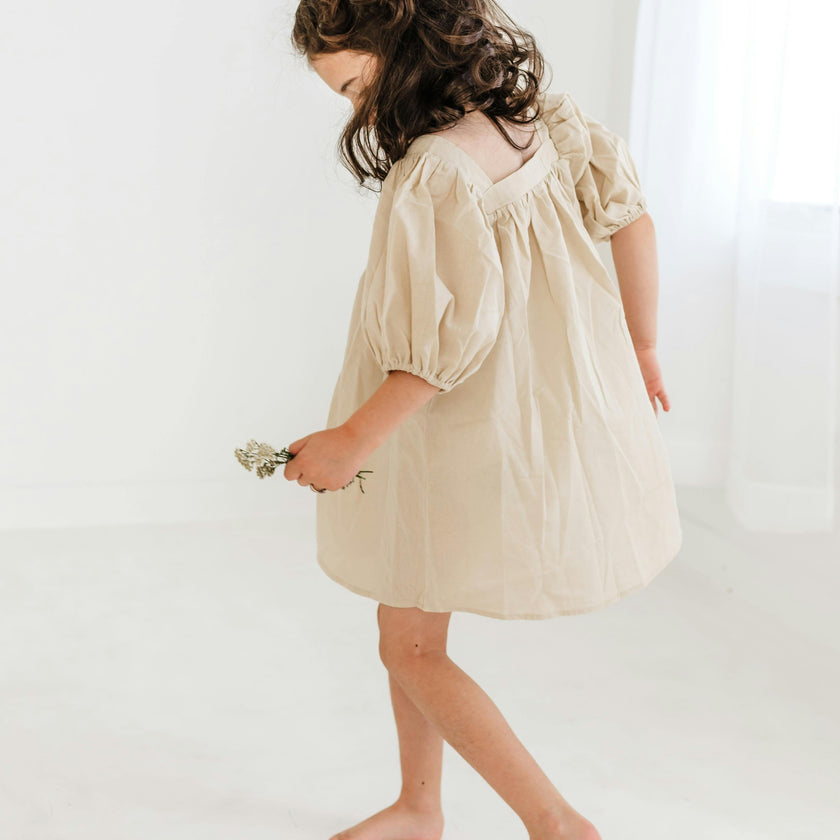 The Day Dress-Eggnog
