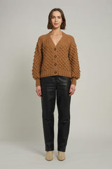 SAGE CARDI | RICH CAMEL