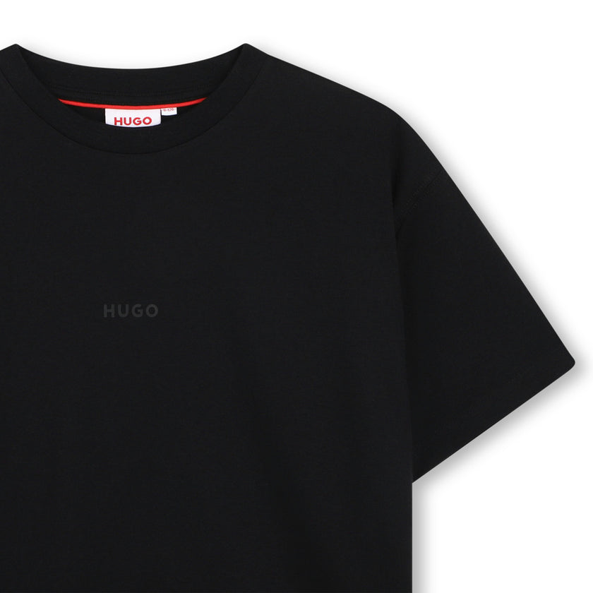 Black Logo Short Sleeve T‑Shirt