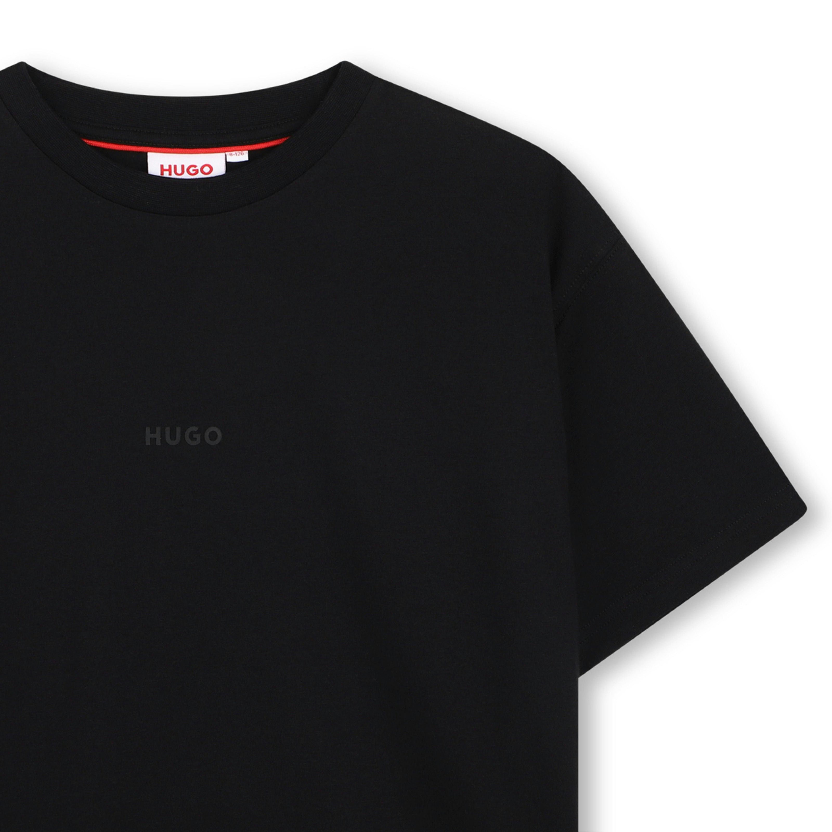 Black Logo Short Sleeve T‑Shirt
