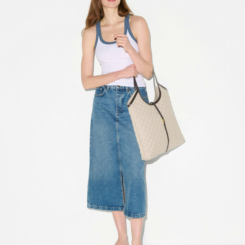 Sandy Linen Large Astor Tote