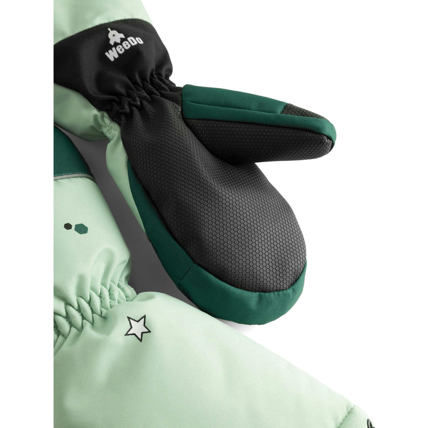 Lilido Monster Elastic Long Cuff Mittens, Green