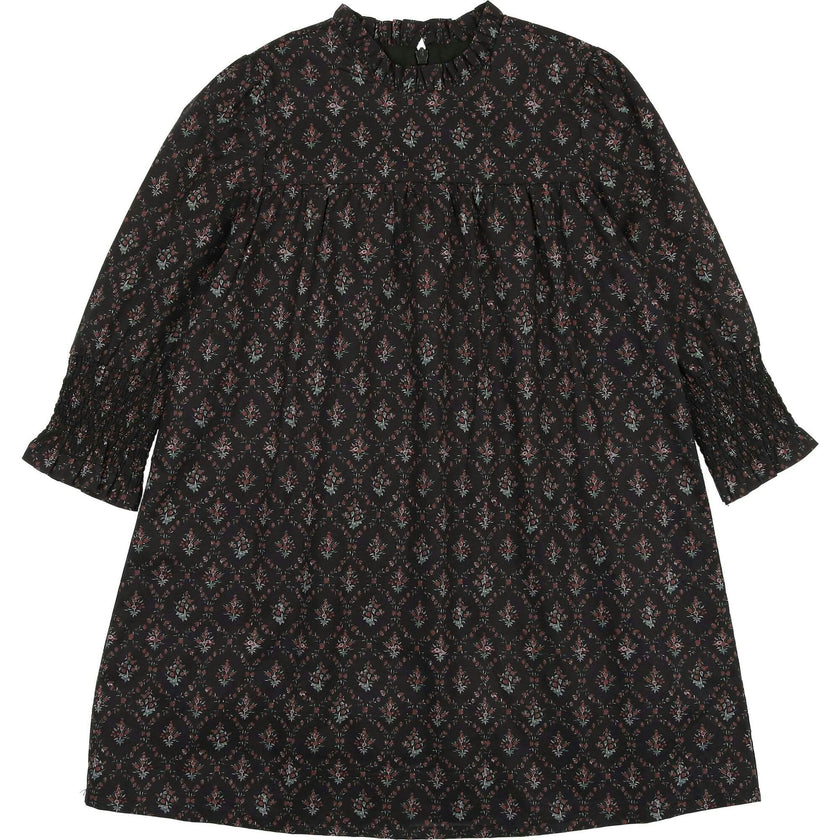 Vintage Victorian Long Sleeve Ruffle Cuff Comfort Fit Short Dress