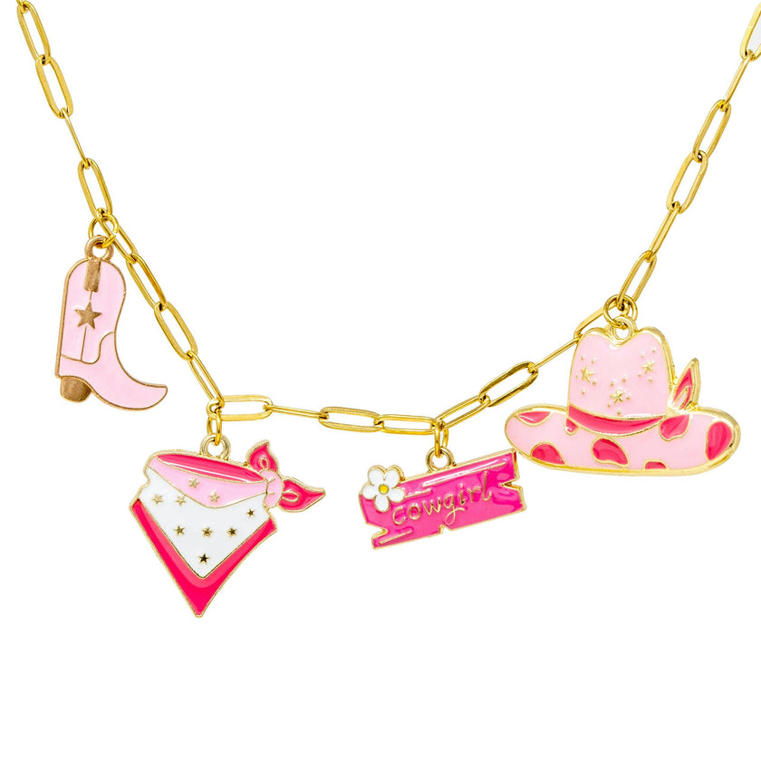Cowgirl Multi Charm Necklace