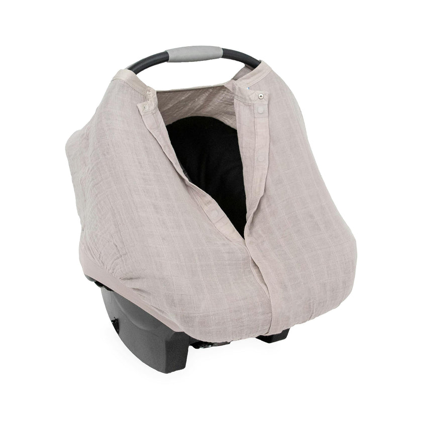 Cotton Muslin Car Seat Canopy - Porpoise