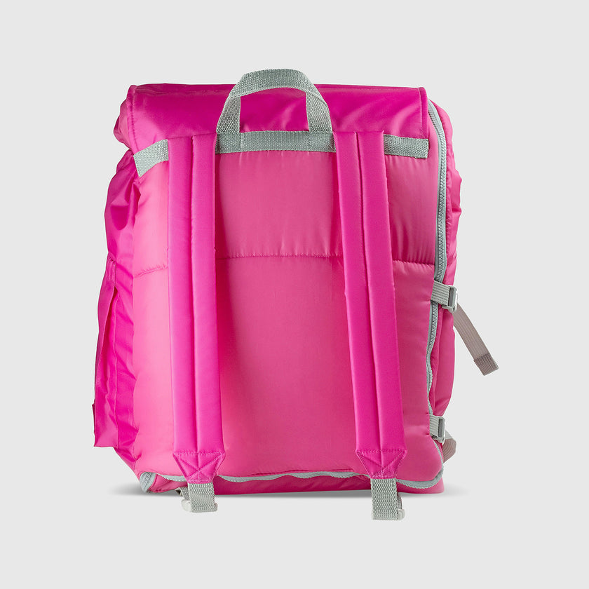 Sleep-n-pack: Packable Sleeping Bag, Big Kid 7-12+ yrs - Hibiscus Pink/Coconut Sherpa