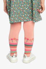 Tights Very Pale Pink And Green