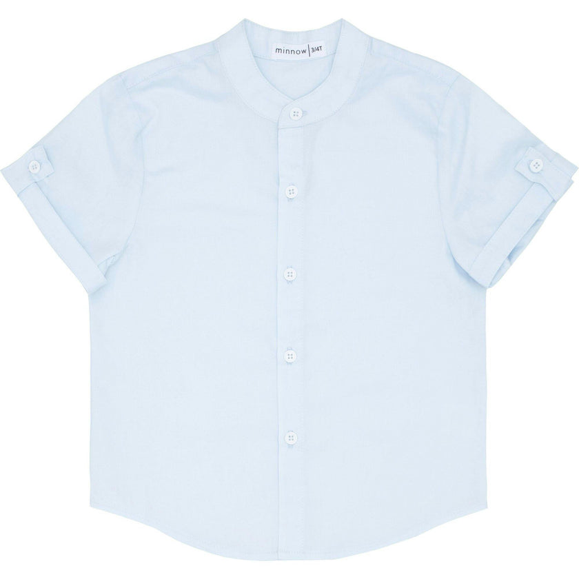 Boys Light Blue Button Down Shirt