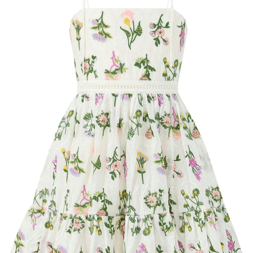 Emely Embroidered Mini Dress