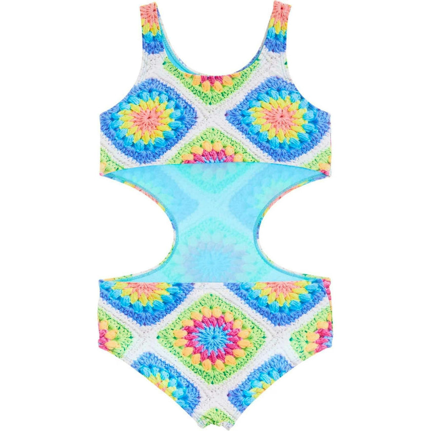 Tiril Printed Cut-Out One Piece Swimsuit