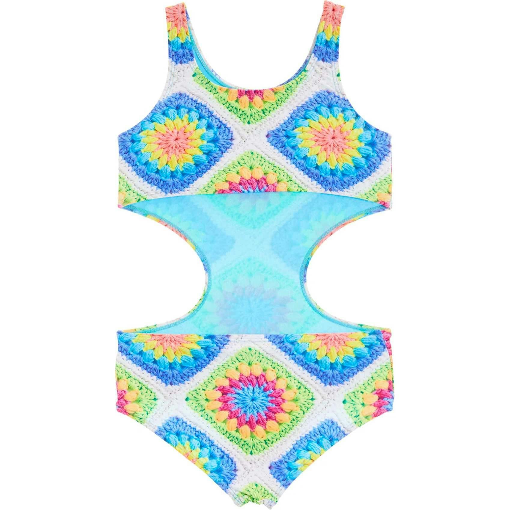 Tiril Printed Cut-Out One Piece Swimsuit