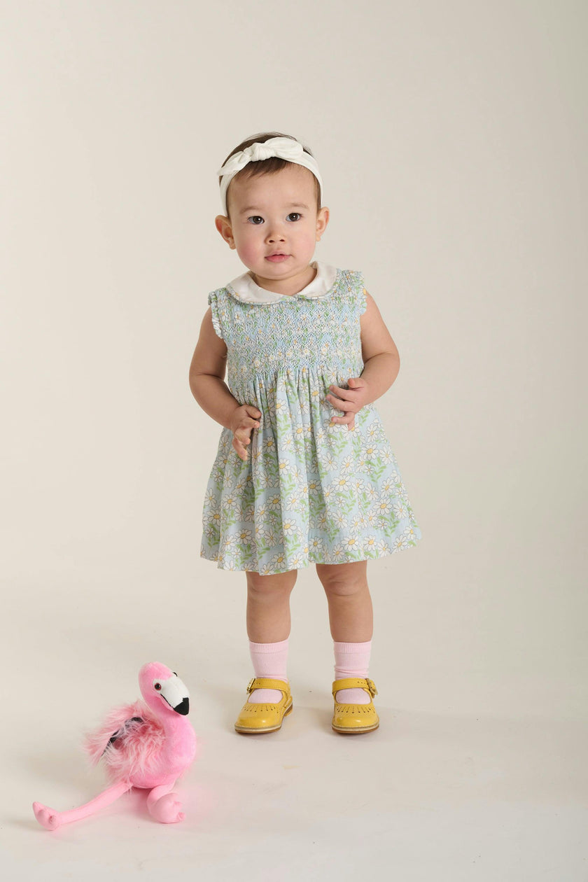 Hand-Smocked Baby Dress - Calista