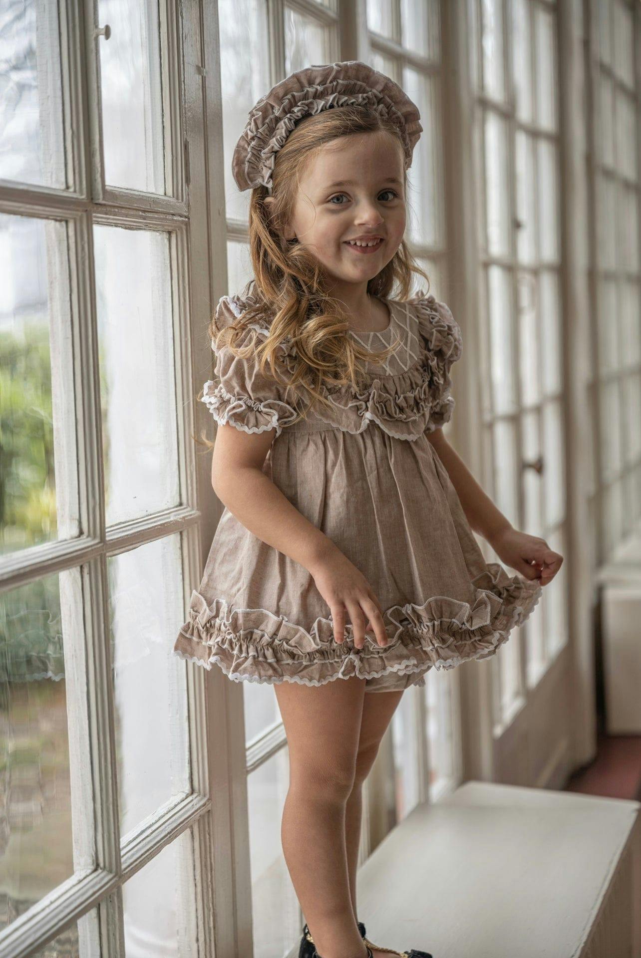 Ashlyn Vintage Ruffle Headband