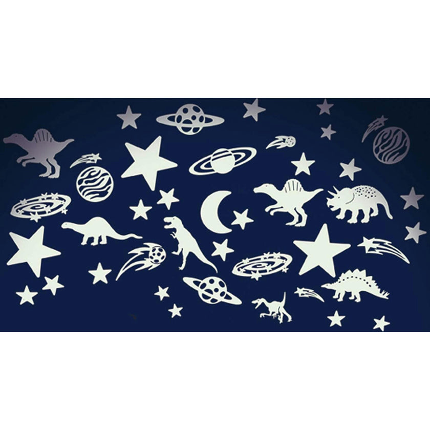The Original Glowstars: Cosmic Glow Galaxy Self-Adhesive Pads for Décor