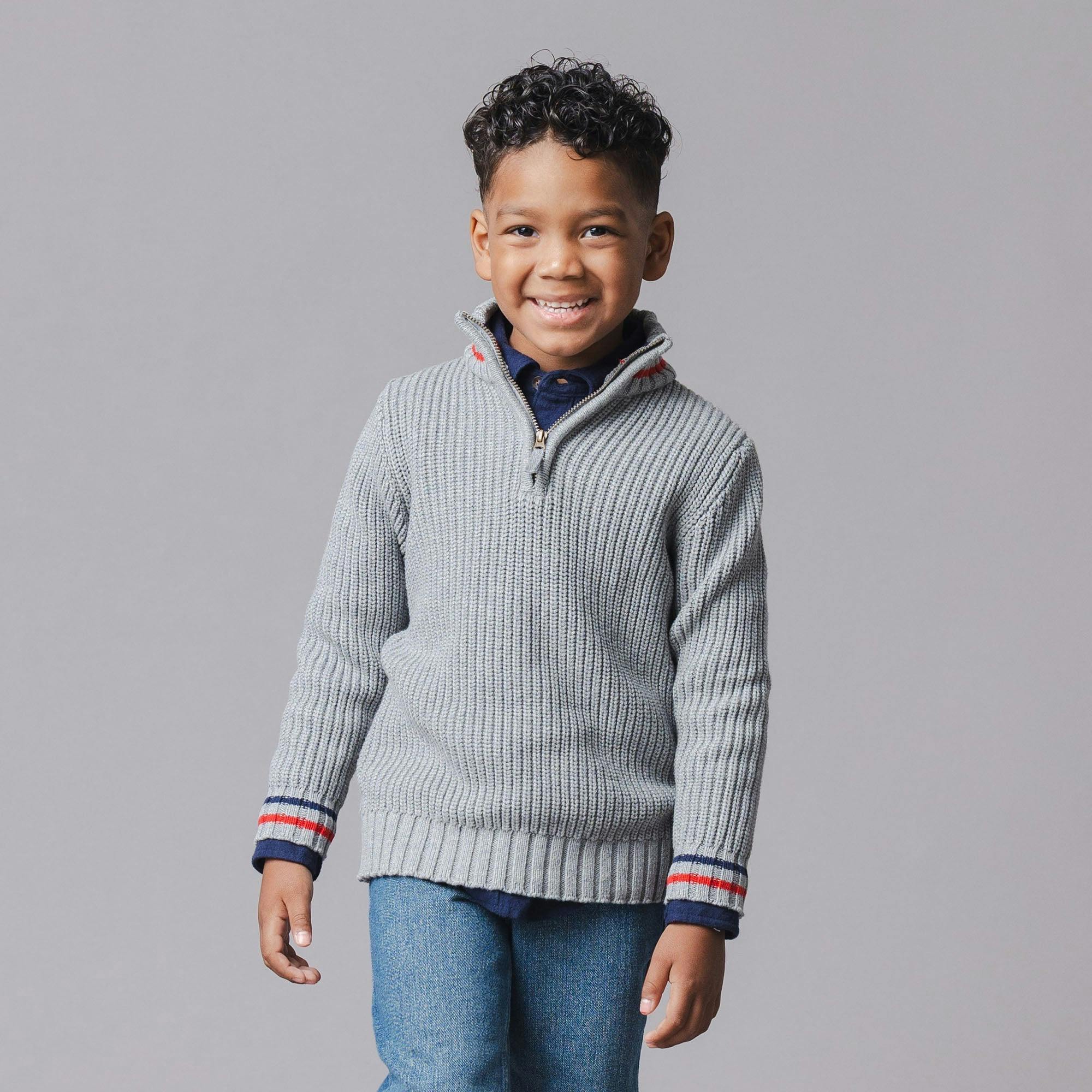 Organic Half Zip Sweater