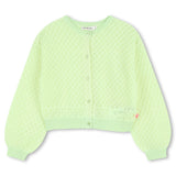 Green Lemon Knitted Kids’ Cardigan