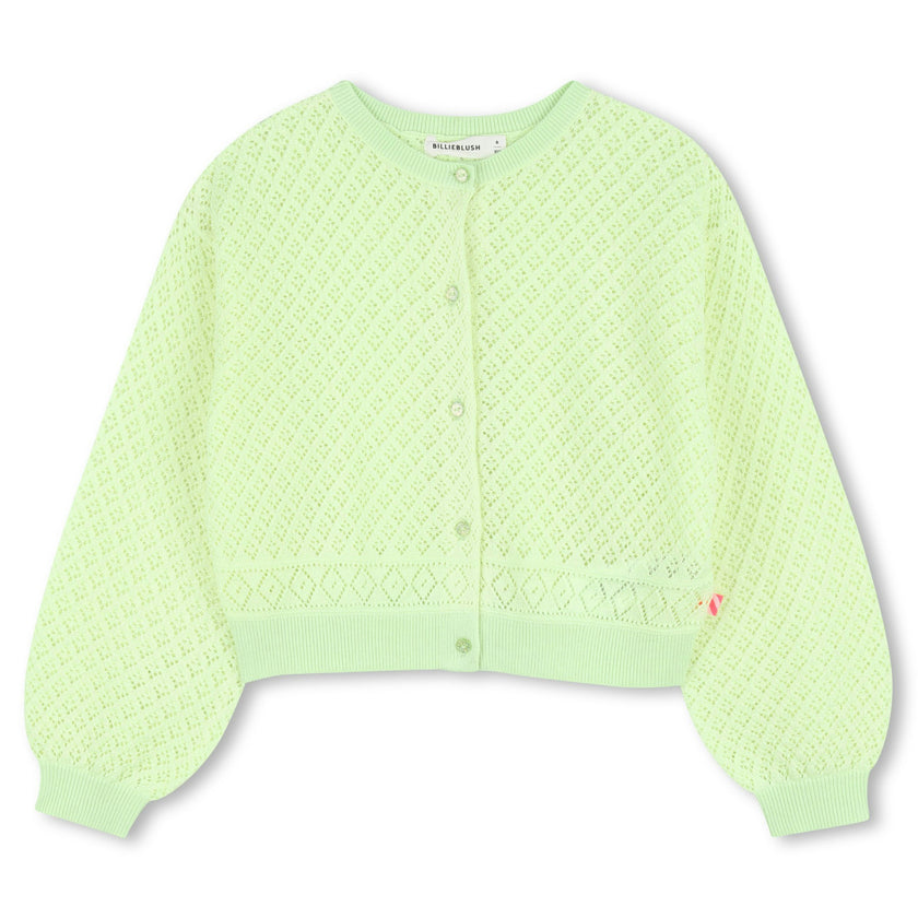 Green Lemon Knitted Kids’ Cardigan