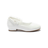 White Seraphina Floral Shoes
