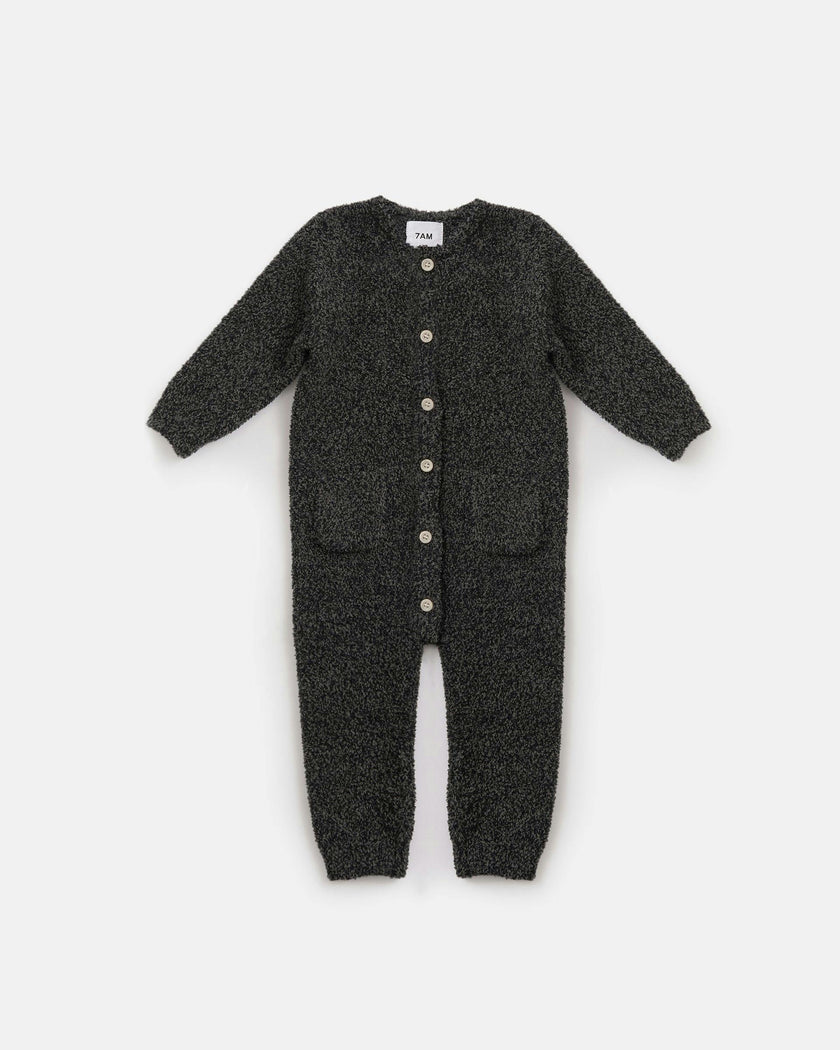 Long Sleeve Jumpsuit - Fuzzy