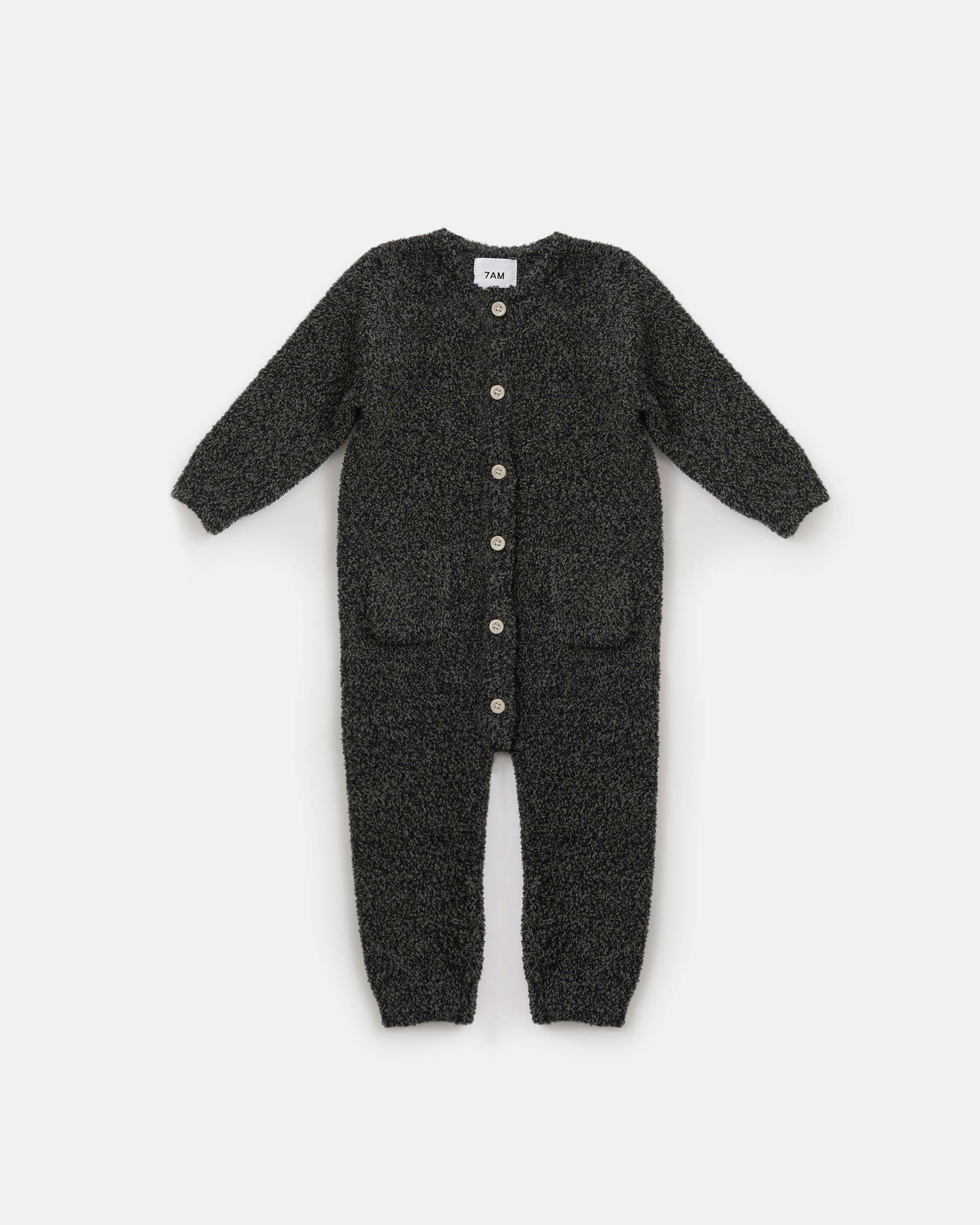 Long Sleeve Jumpsuit - Fuzzy