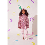 Rose Sequin Rain Jacket