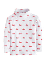 Printed Turtleneck - Fire Trucks