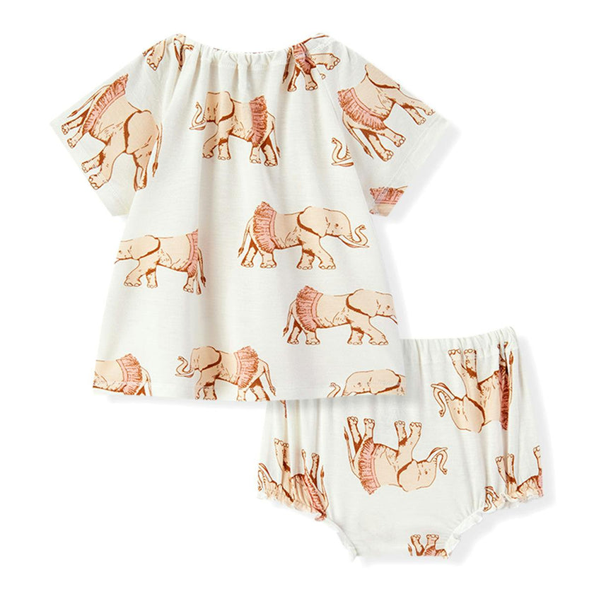 Tutu Bamboo Dress & Bloomer Set