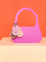 Miffy ECO Fuzzy Keychain Lilac - 3"