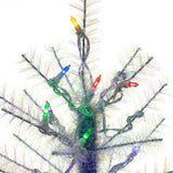 4.5-Foot Pre-Lit Multi-LED Glistening Pine Tree