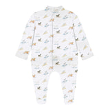 Ski Pups Boy Pima Cotton Baby One-Piece Pajamas