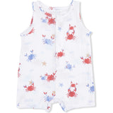 Crayon Crabs - Sleeveless Shortie Romper